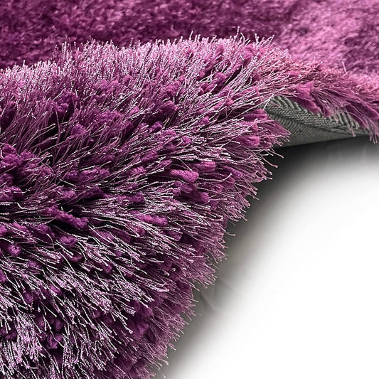 Modern XL Asiatic Ultra-Plush Shaggy Rug – Marron