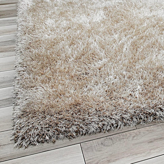 Modern XXL Asiatic Ultra-Plush Shaggy Rug – Sand
