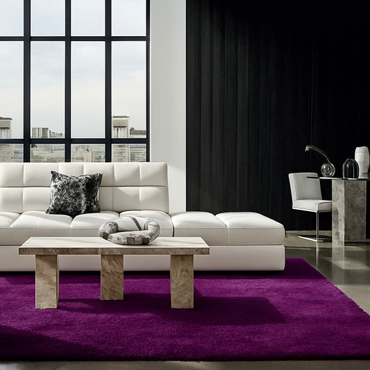 Modern XXL Asiatic Ultra-Plush Shaggy Rug – Marron