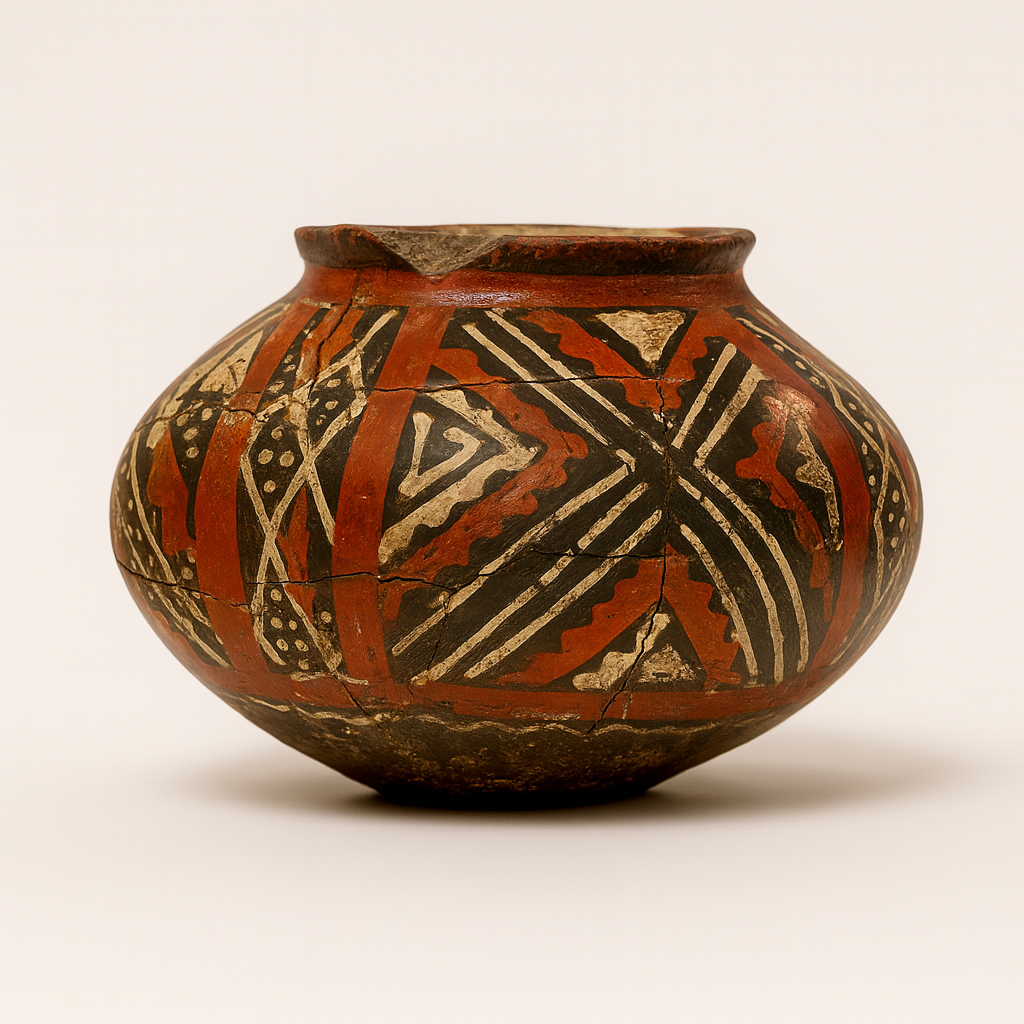 Authentic Ancient Mesoamerican Polychrome Vessel (c. 600–900 CE)