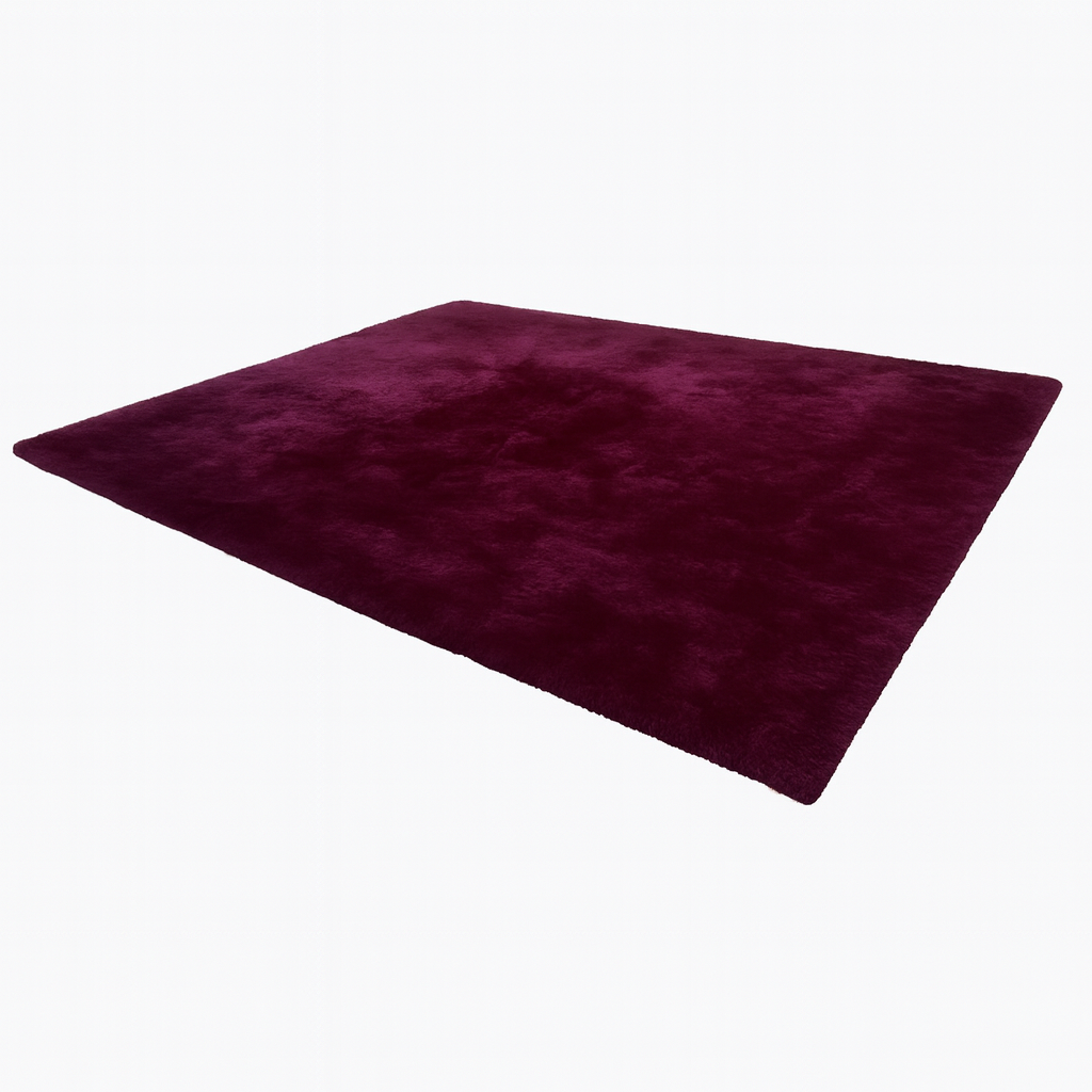 Modern XL Asiatic Ultra-Plush Shaggy Rug – Marron