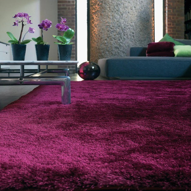 Modern XL Asiatic Ultra-Plush Shaggy Rug – Marron