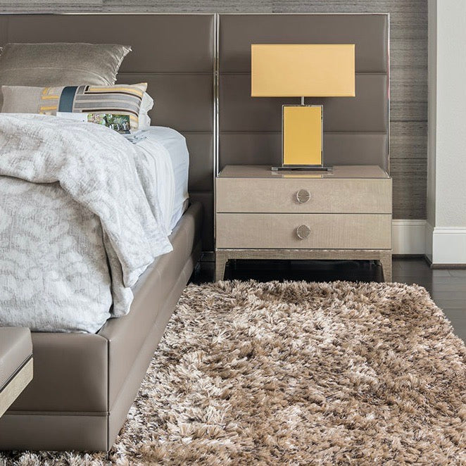 Modern XL Asiatic Ultra-Plush Shaggy Rug – Sand (Galeria)